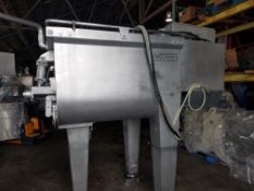 Wolf King 600L-TSM Dual Paddle Blender, Serial # 24955, 600 liters, 230/460 V (Located Fort Worth,