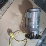 SS Pump missing cover - 2HP SS motor, 1725 RPM, 208 230/460V. -- (LOCATED IN IOWA, RIGGING
