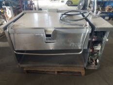 S/S Griddle Unit with S/S Hinged Lid, Tilt Capacity and S/S Spicket (Located inf Fort. Worth TX) (