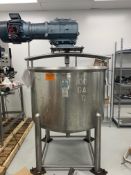 Cherry Burrell 300 Gal. Sweep Tank with 31SS Single Wall, 7.5 hp Motor, New Bearings in the Drive