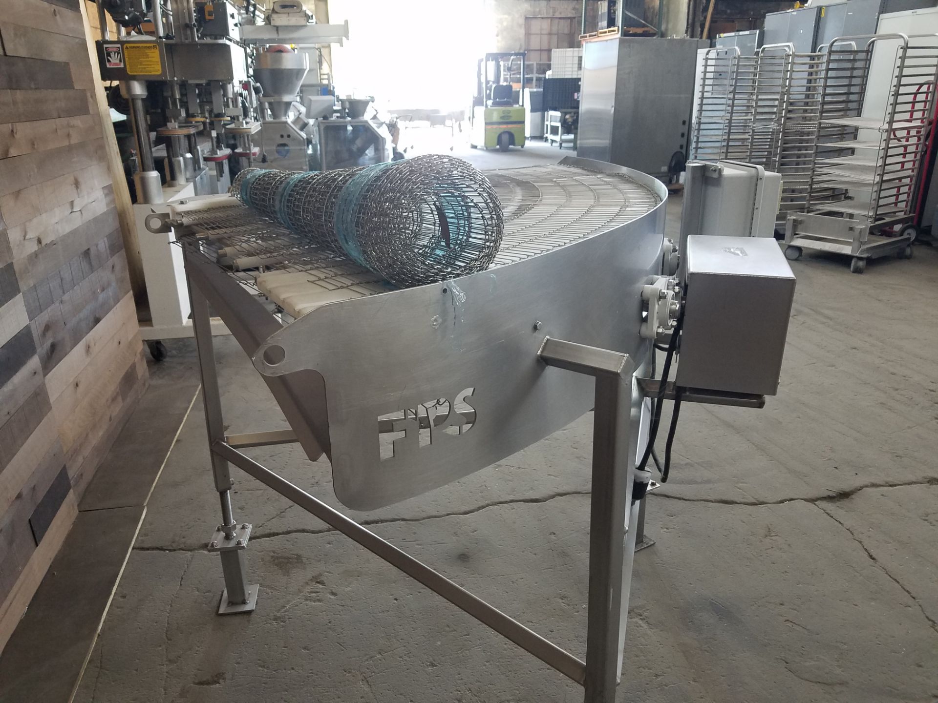 Food Process System 4000 S/S 90 Conveyor, S/N 1883D1, 48" H with Speed Control (Located Fort - Image 2 of 5