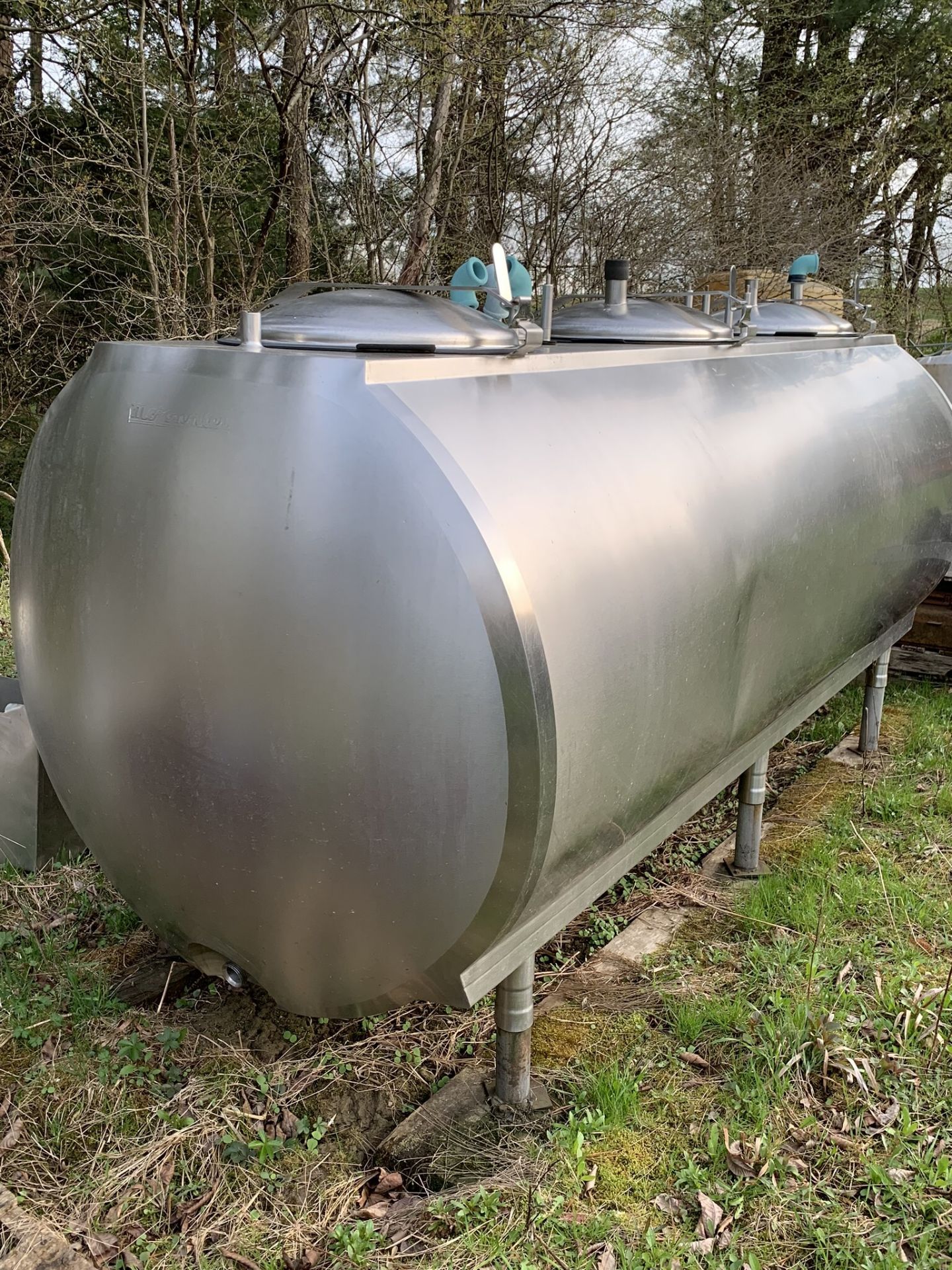 Mojonnier 600 Gal. Single Compartment S/S Tank, S/N 13740-3, Needs Agitator Motor (Located Lorretto