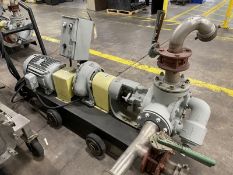 Viking Q125 HD Rotary Pump, Carbon Steel, 20 hp s/n 87-54799 on Casters with control box. (Located