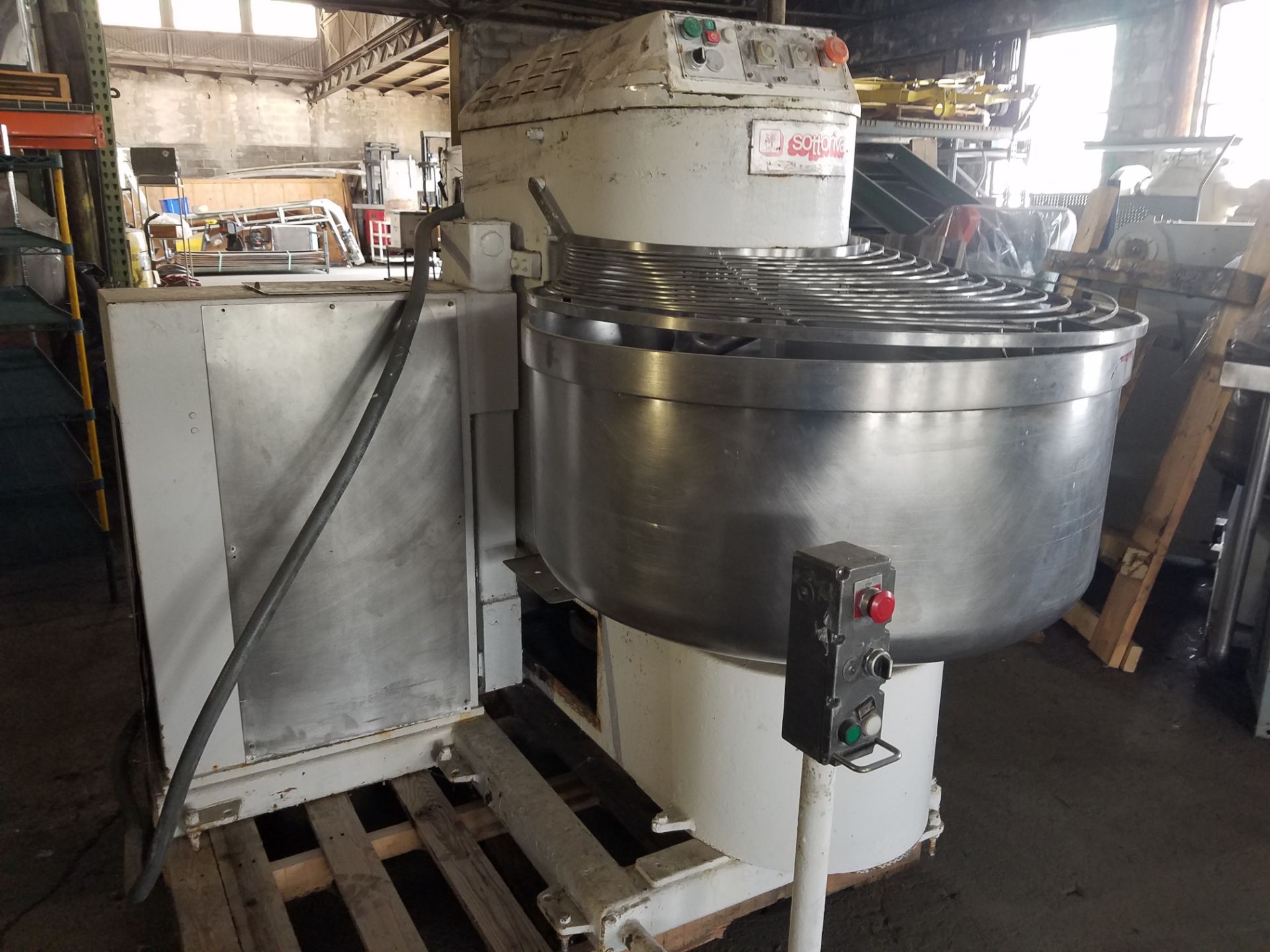 Sottoriva Tilt Mixer, Bowl Size 20" Deep x 42" Round, 460 Volt (Located Fort Worth, TX) (LOADING - Image 2 of 5