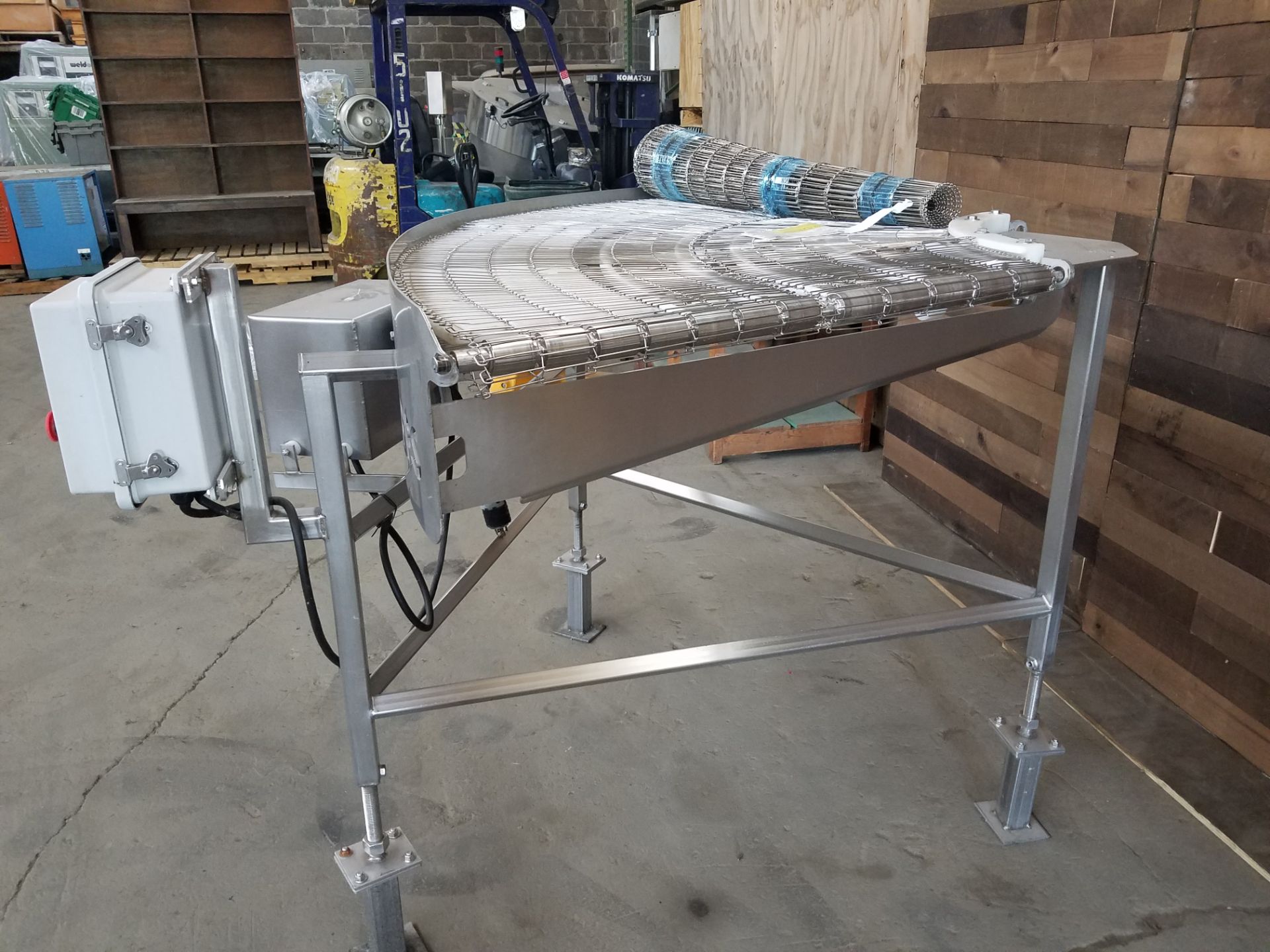 Food Process System 4000 S/S 90 Conveyor, S/N 1883D1, 48" H with Speed Control (Located Fort - Image 3 of 5