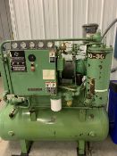 Sullair 10-30 Air Compressor. Meter reading is 01678.43. Driven by a 30 Hp, 230/460 Volt, 3 Phase,