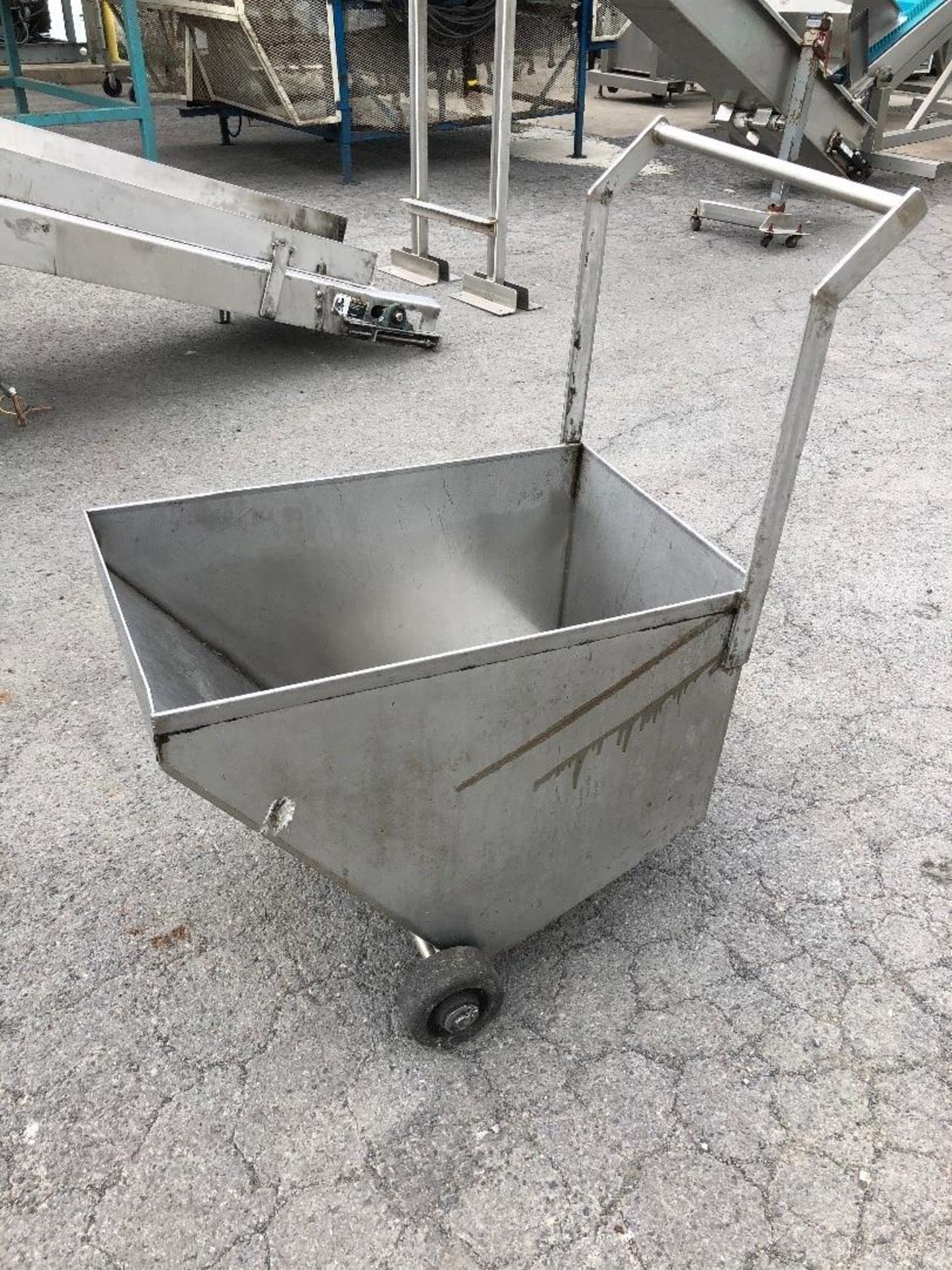 16" / 24" - 19" Deep S/S Rollaround Cart (Located Port Byron, NY) - Image 2 of 2