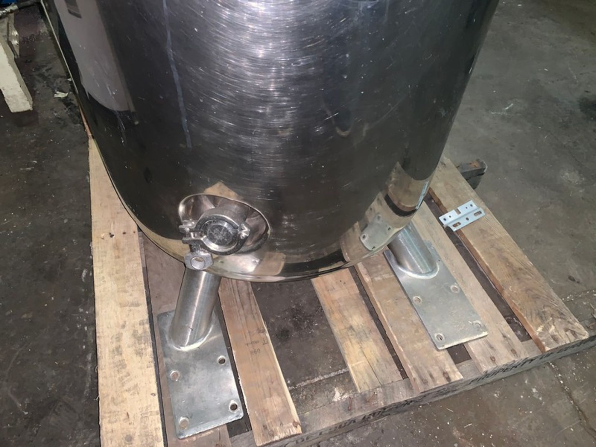 Lee Jacketed Kettle, Stainless Steel, 150-Liter; Working Pressure 30 PSI at 330F, jacket pressure - Image 6 of 6
