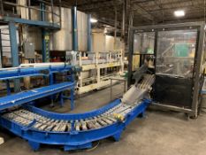 Bulk Sale LOT #222A TO LOT #222C: Massman Box Erector, U Shape Powered Roller Conveyor and Drop Case