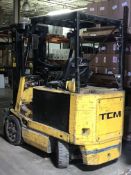 TCM Forklift Truck Battery Operated - No Battery (Rigging and loading fees included in the selling