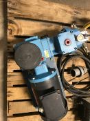 Used American Lewa Model EK1 metering pump.  SN 307277-02003.  Max Plunger rod load 2.  Stone max./