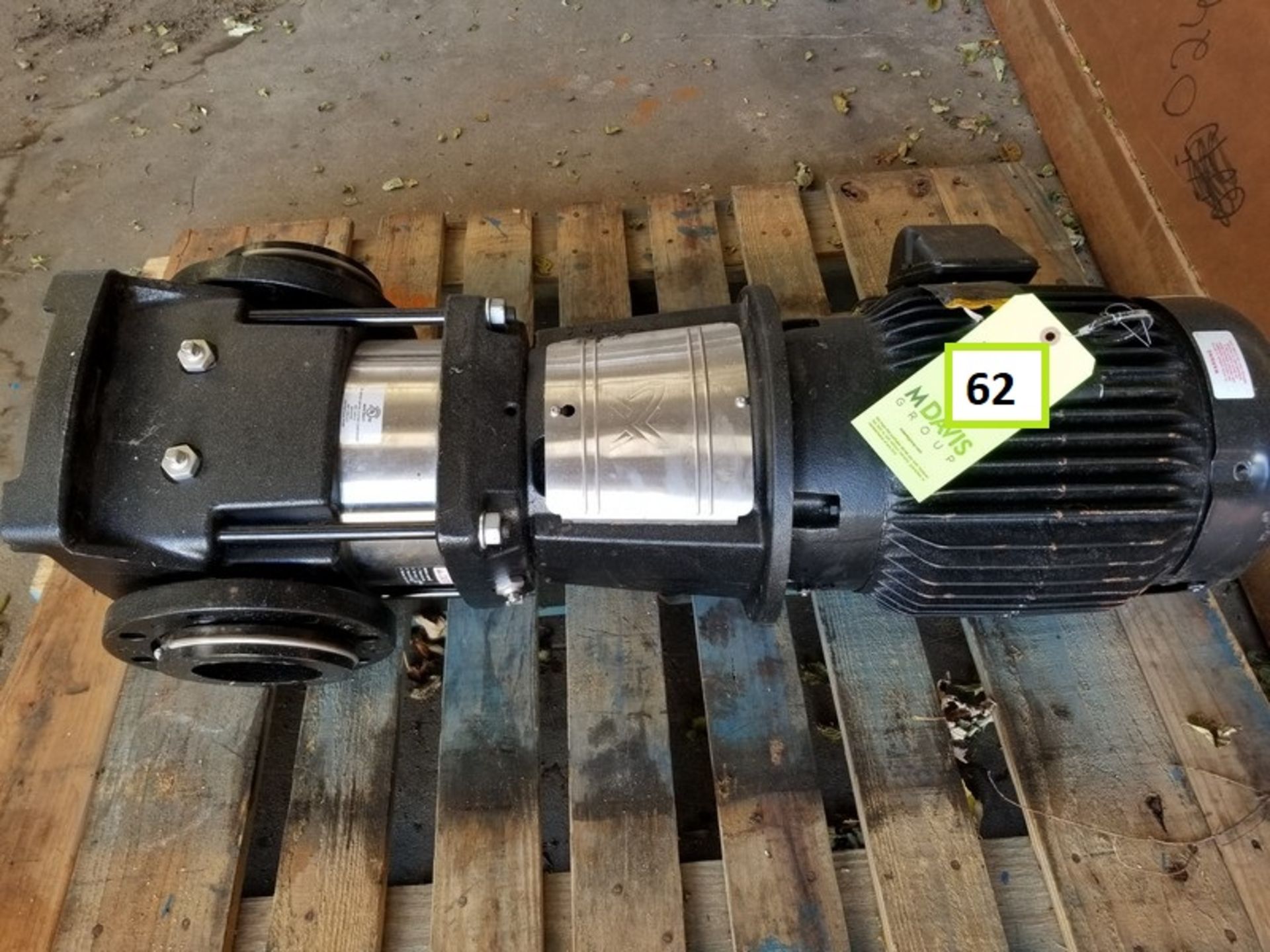 New Water Pump; 10 HP; 230/460V; 3525 RPM; Type: CR 64-1-1A-G-A-E-H00E (Located Elk Grove, IL)