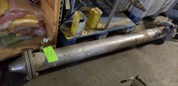 Tube Heat Exchanger L-11'X6" (Located Elk Grove, IL) (Load/Rig Fee $50.00)