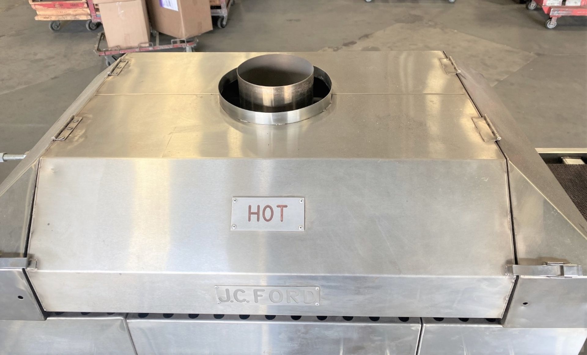 JC Ford Corn Tortilla Oven, Model T0 1100, S/N T0960103, Electric 230 V, 3 Amps, Dimensions 106" x - Image 19 of 22