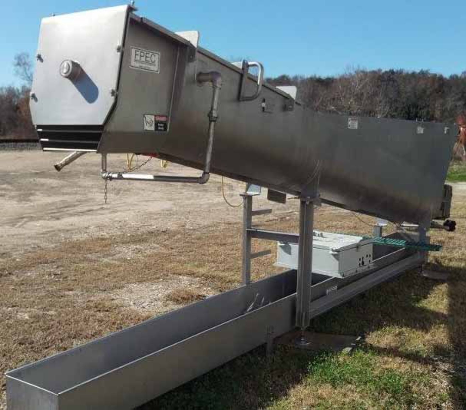 2008 FPEC Dewatering Screw Auger Conveyor, Model SCL930, all 304SS Dewatering - Image 9 of 10