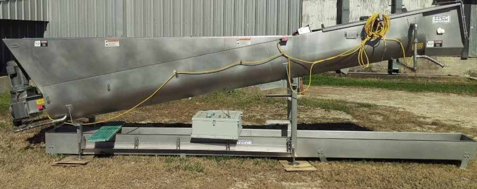 2008 FPEC Dewatering Screw Auger Conveyor, Model SCL930, all 304SS Dewatering - Image 6 of 10