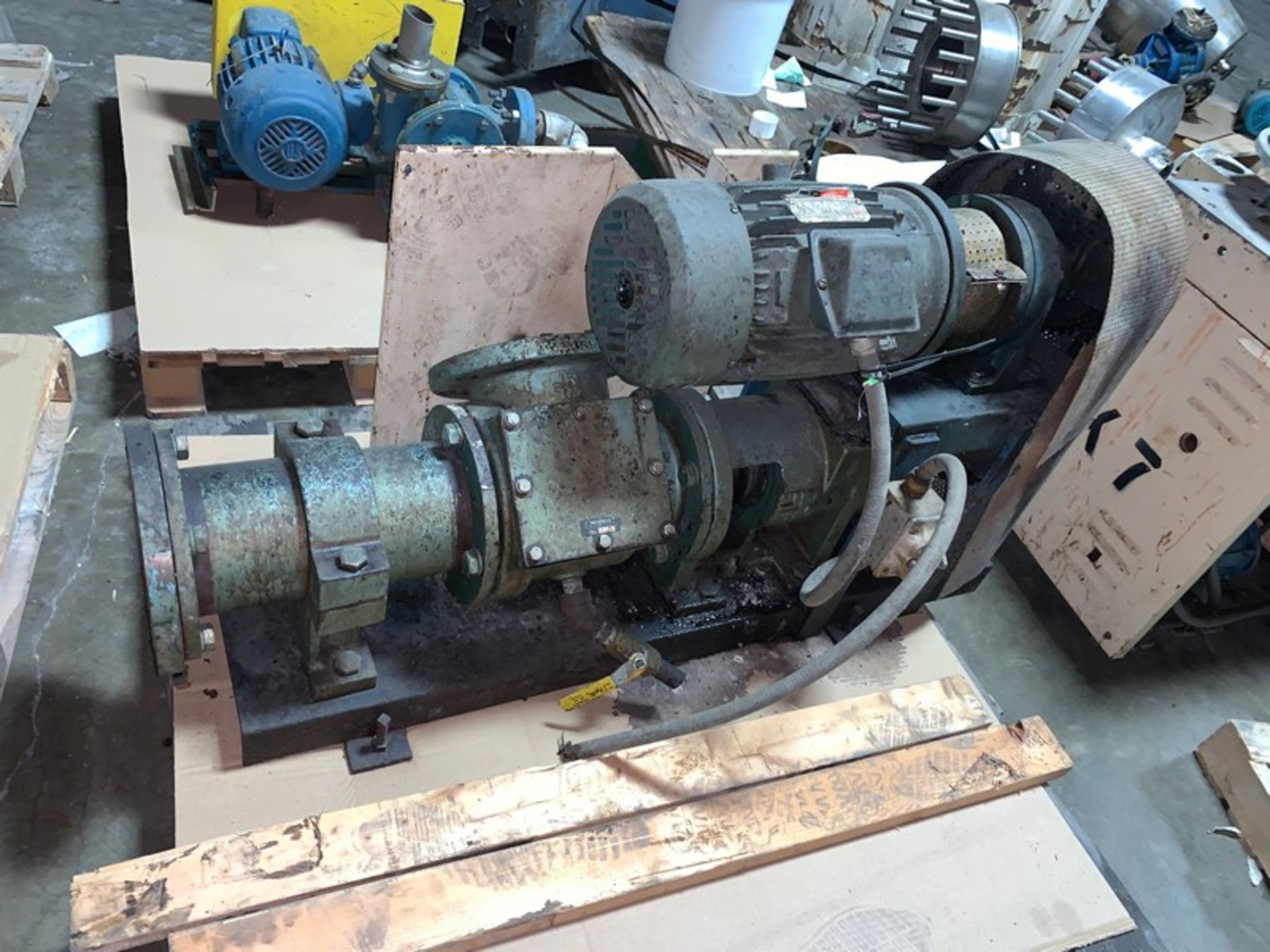 Moyno Progressive Cavity Pump (was used for pumping syrup) Cyco Gear Box and Chain Drive Speed - Image 3 of 6