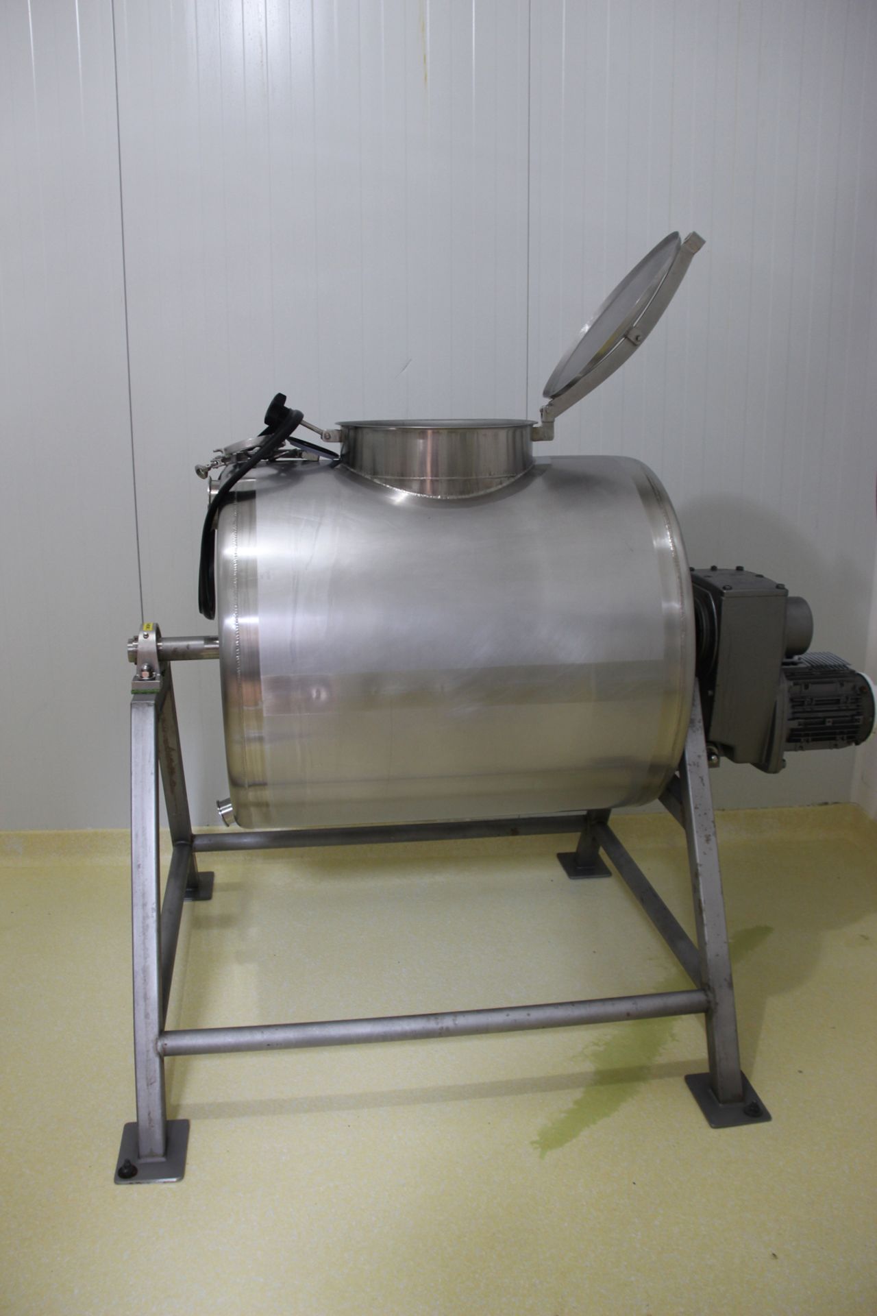 2015 SPRINKMAN 100 GALLON S/S BUTTER CHURN, S/N E6159, 50 GALLON WORKING VOLUME, ATMOSPHERIC VESSEL,