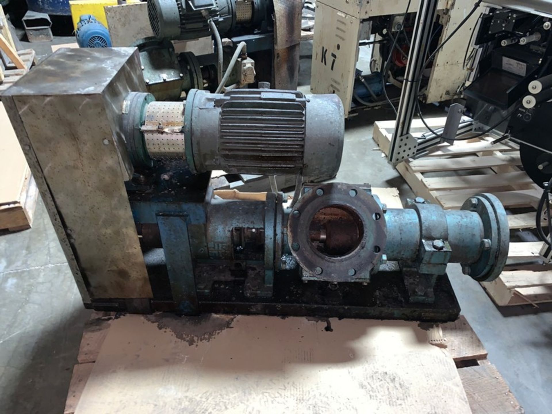 Moyno Progressive Cavity Pump (was used for pumping syrup) Cyco Gear Box and Chain Drive Speed - Image 2 of 6
