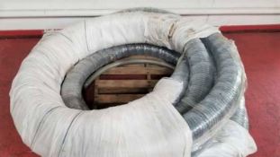 Lot of approximately 75' of new (still in OEM wrap) 5" vacuum loading hose. New price approx. $6000.