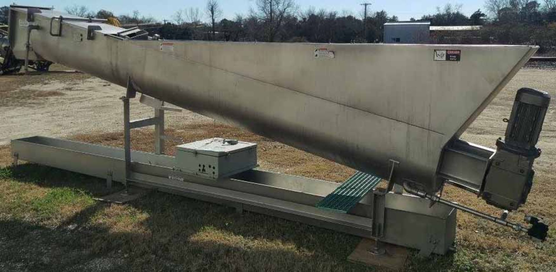 2008 FPEC Dewatering Screw Auger Conveyor, Model SCL930, all 304SS Dewatering - Image 8 of 10