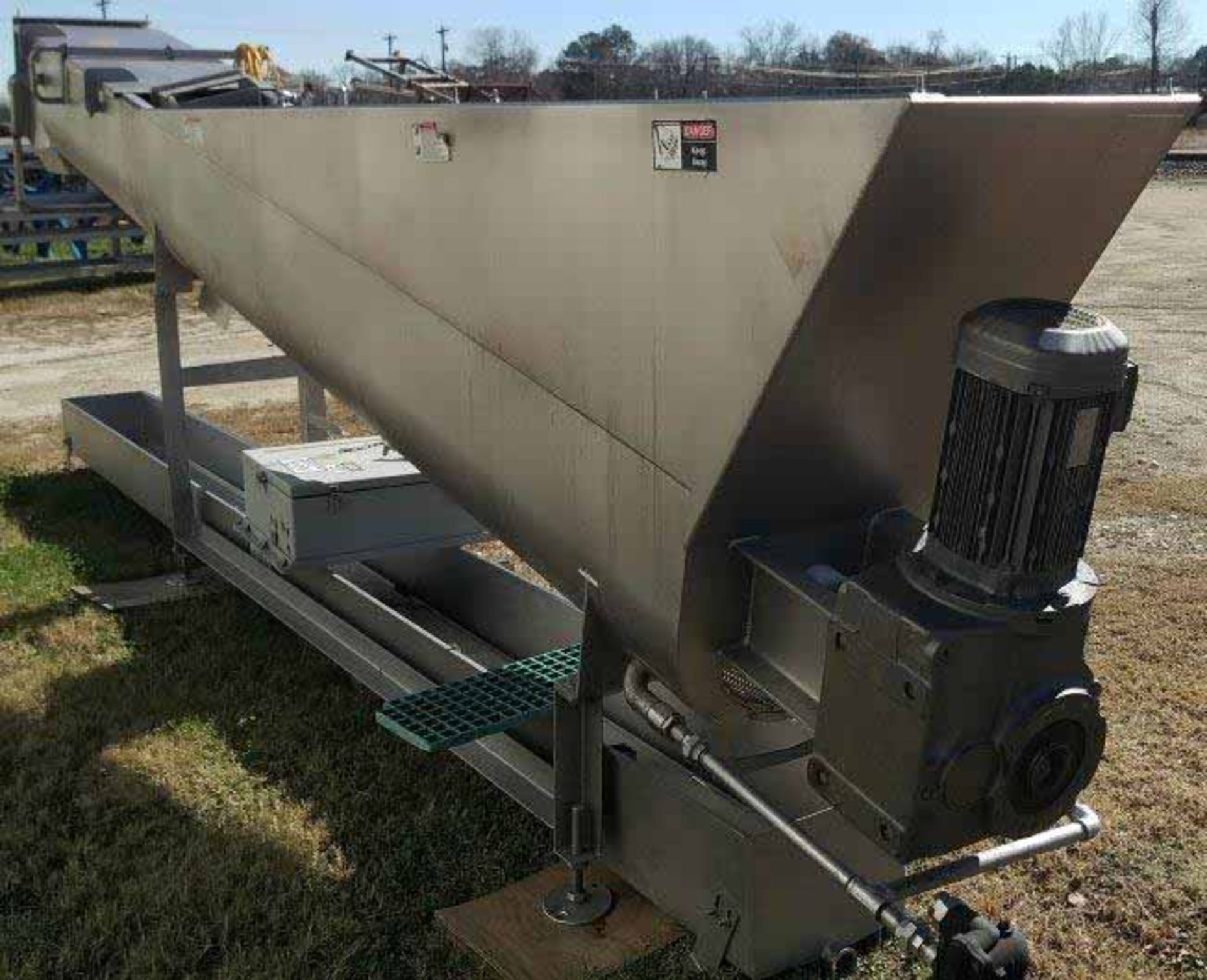 2008 FPEC Dewatering Screw Auger Conveyor, Model SCL930, all 304SS Dewatering - Image 7 of 10
