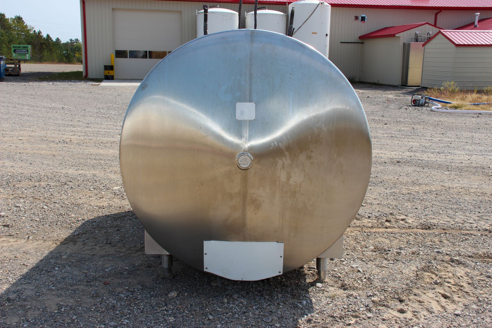 CREPACO 1,000 GALLON ALL S/S HORRIZONTAL JACKETED TANK, MODEL SND, S/N D-0091, TOP-MOUNT - Image 3 of 12