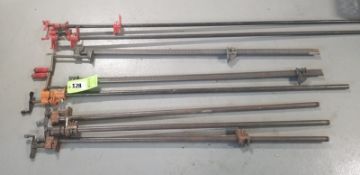 C Clamps (8) (Located Dixon, IL)) (Load/Rig Fee $50.00)