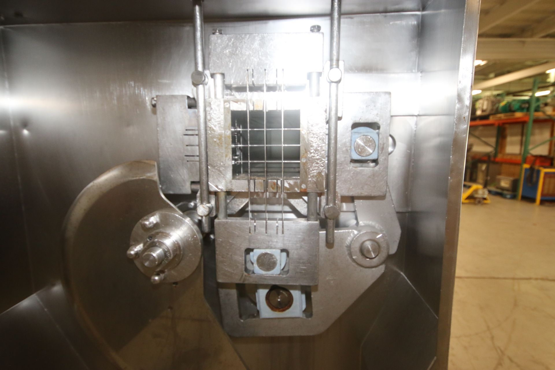 Holac S/S Dicer, with S/S Blades Behind S/S Hinge Door, with On Board Hydraulic Pump, Mounted on S/S - Image 3 of 10