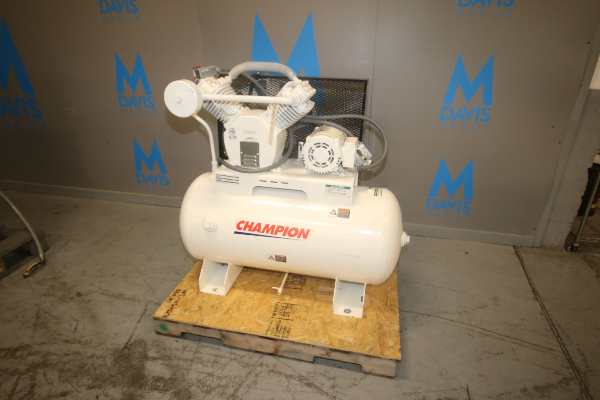 Champion 5 hp Reciprocating Air Compressor, M/N H5MT011-6, S/N D139320, Mounted on 42" L x 20" W