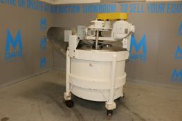 Aprox. 250 Gal. S/S Chopper Tank, with 3 hp Agitation Motor, 1750 RPM, with S/S Infeed Chute,