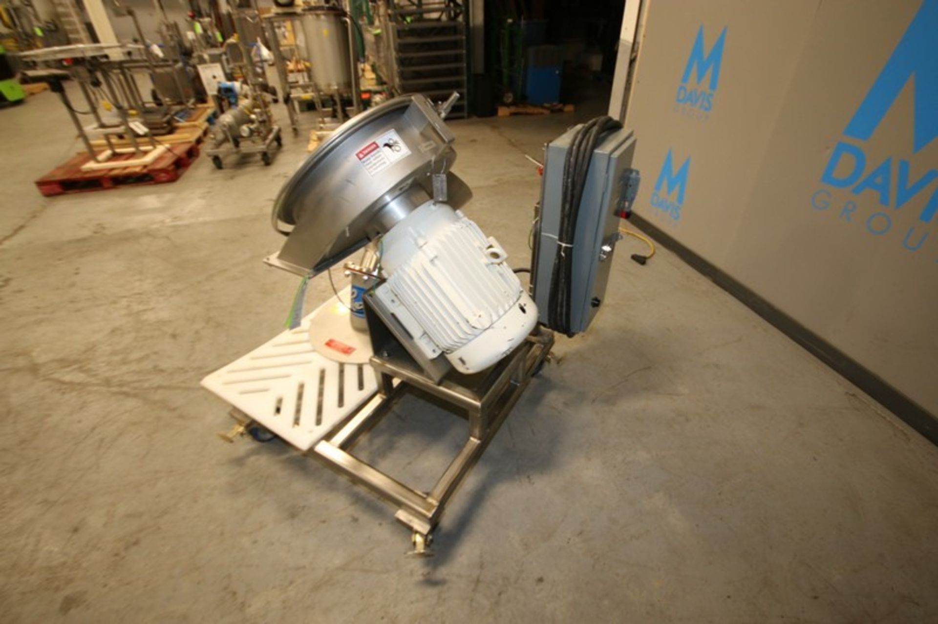 Rietz S/S Disintegrator, M/N RP-12-K122, S/N RP-92000121, with Baldor 15 hp Motor, 1760 RPM, 230/460 - Image 10 of 13