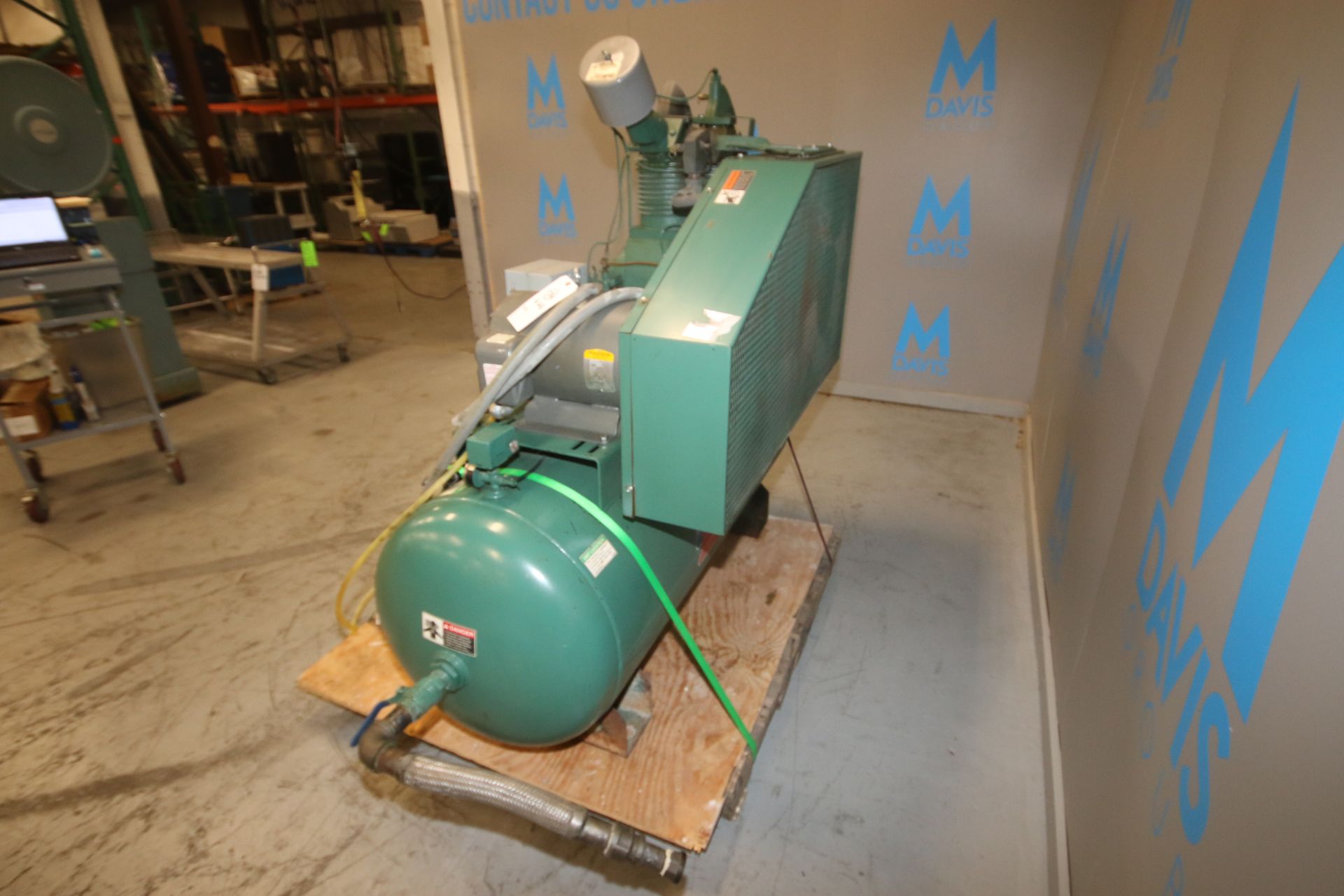 Champion 15 hp Reciprocating Air Compressor, M/N HEA15-12, S/N R40A 9048, Mounted on 120 Gal. - Image 11 of 12