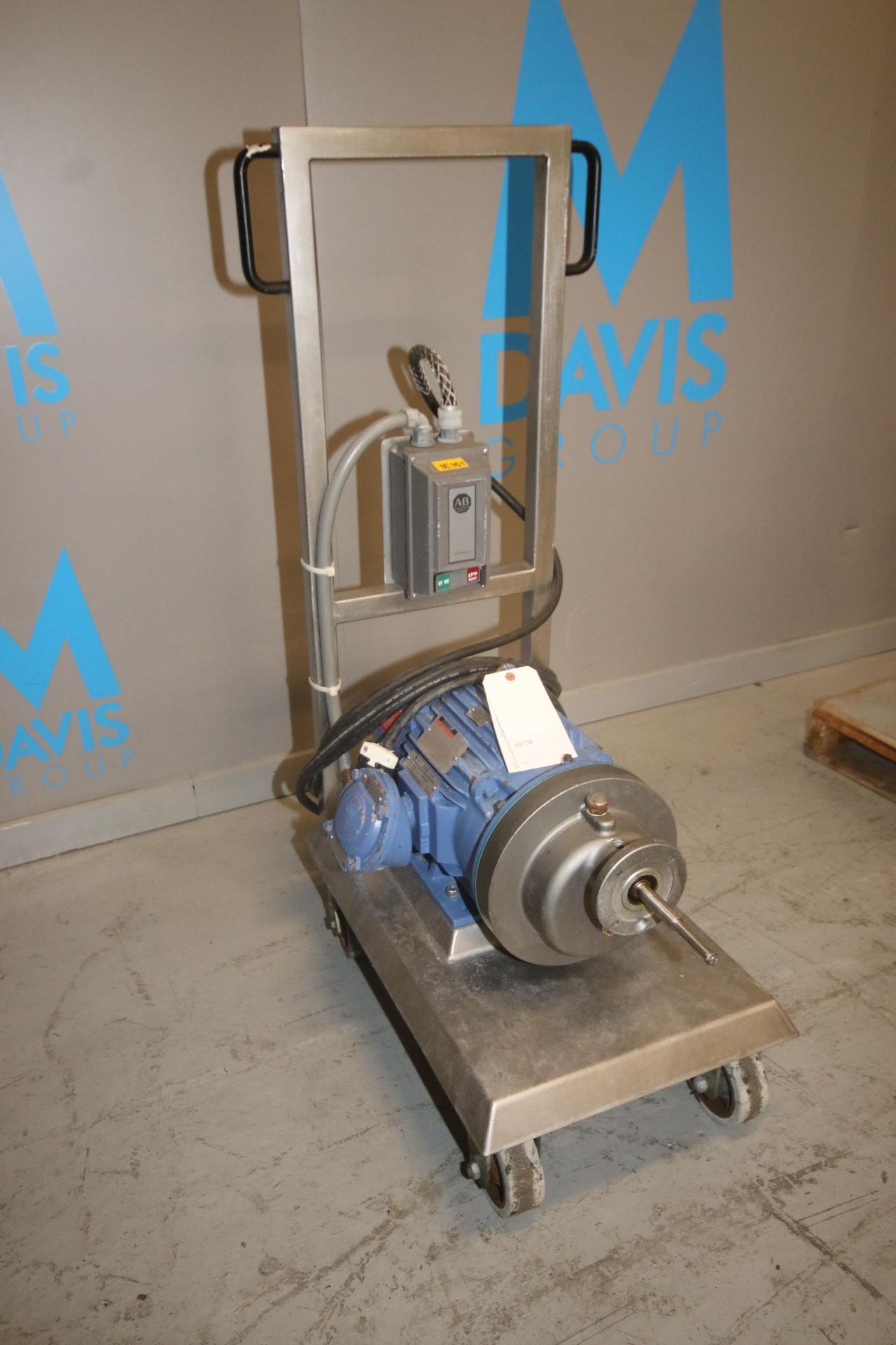IKA Works Dispax-Reactor, Type DR3-6A, S/N 0666, Reliance 7.5 hp, 3520 rpm, 230-460V 3 Phase,
