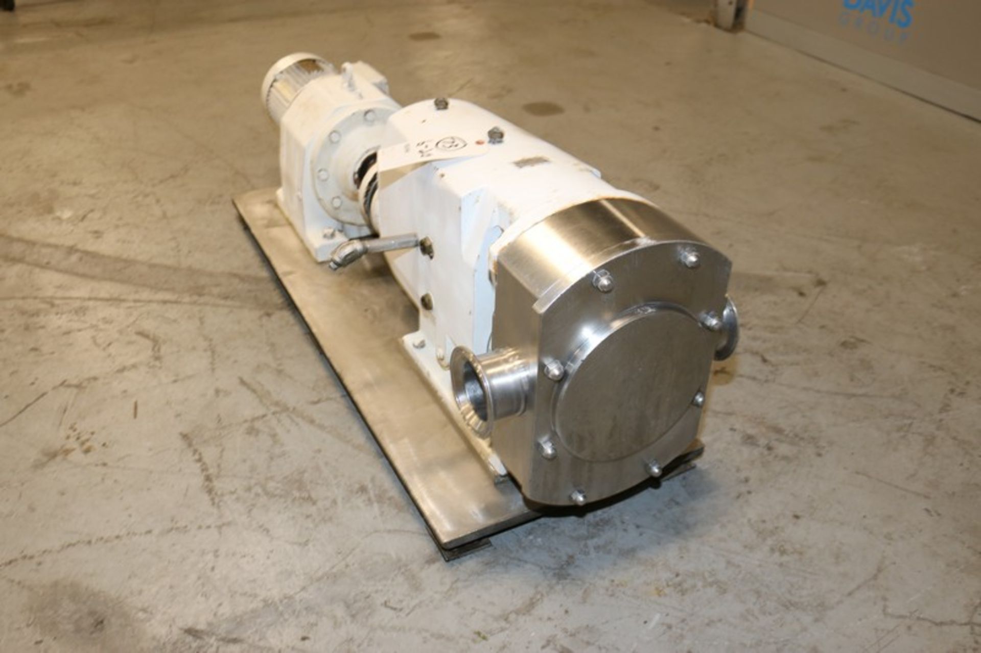Tri-Clover 5 hp Positive Displacement Pump, M/N TSR6NLD-40MDUC-LAO, S/N 289020-01, with Aprox. 3" - Image 3 of 8