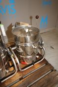 Groen 20 Gal. S/S Tilt Kettle, M/N TDB/B-20 CFC, S/N 3900CMS, 115 Volts, Mounted on S/S Frame (IN#