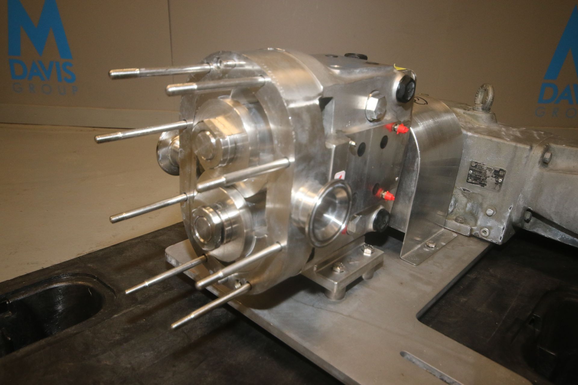 Ampco 3 hp S/S Positive Displacement Pump, M/N ZP1+030-S0, S/N 1934541-10-1, with Baldor 1750 RPM - Image 3 of 14