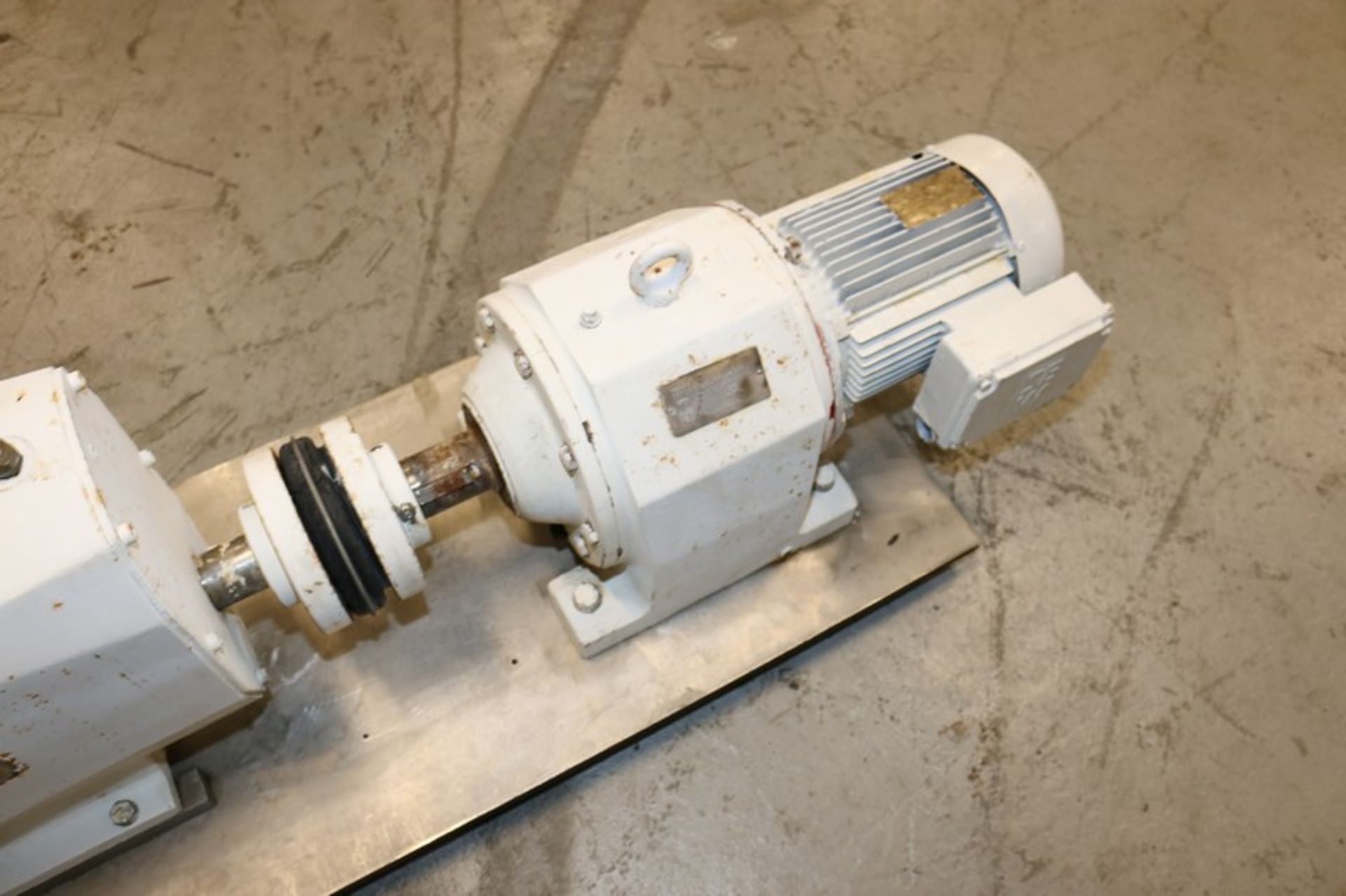 Tri-Clover 5 hp Positive Displacement Pump, M/N TSR6NLD-40MDUC-LAO, S/N 289020-01, with Aprox. 3" - Image 7 of 8