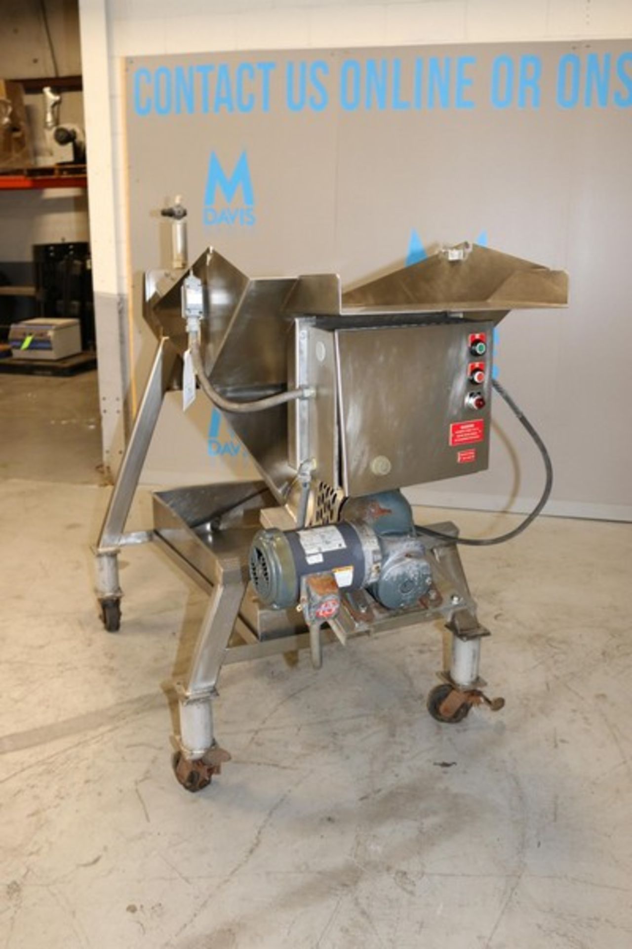 Python S/S Separator, S/N PS 6867TO83, with 1.5 hp Motor, 1735 RPM, with Internal S/S Auger, Mounted - Image 3 of 8
