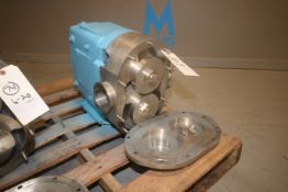 WCB Positive Displacement Pump Head, M/N 220, S/N 153295, with Aprox. 4-1/2" S/S Clamp Type Inlet/