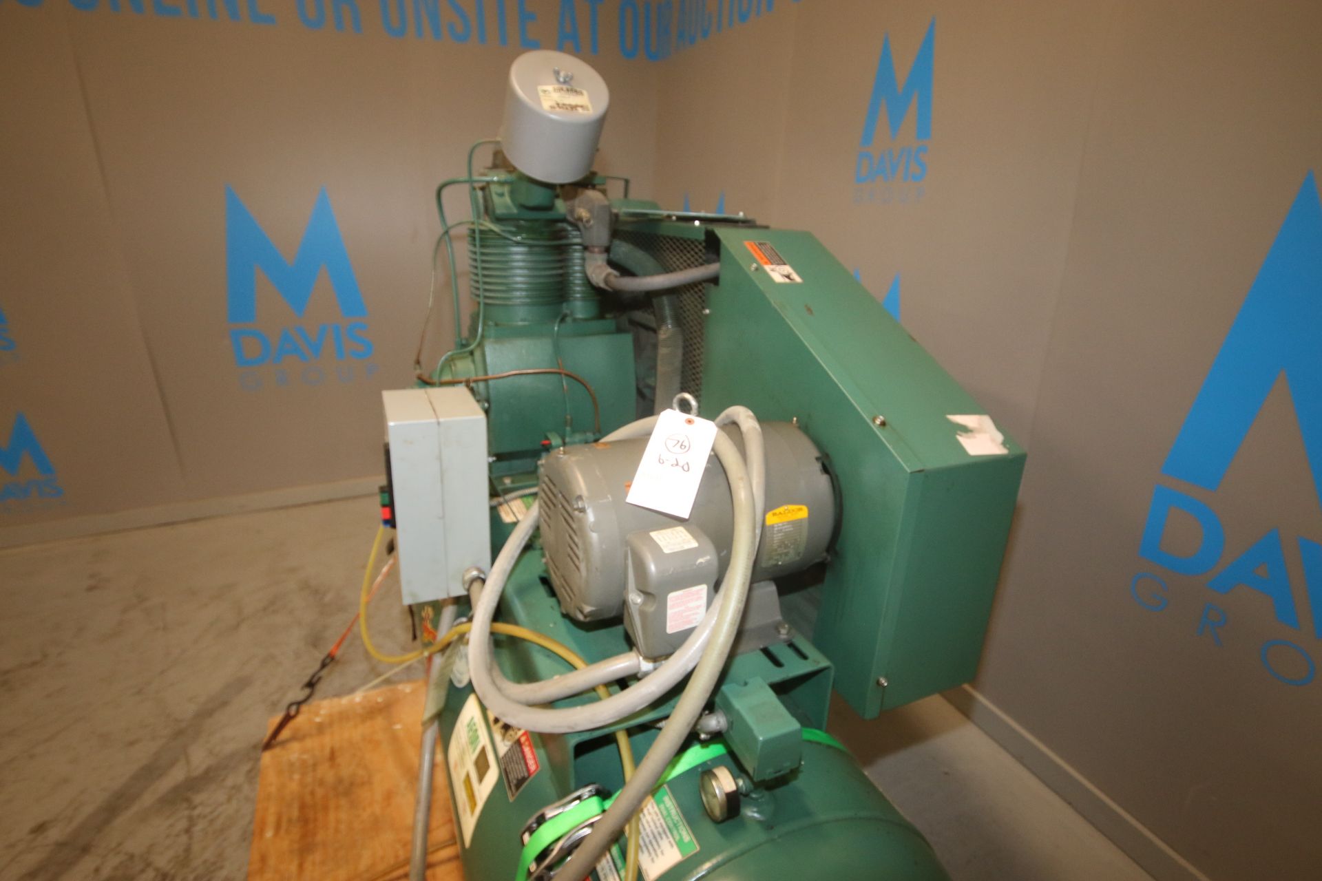 Champion 15 hp Reciprocating Air Compressor, M/N HEA15-12, S/N R40A 9048, Mounted on 120 Gal. - Image 4 of 12