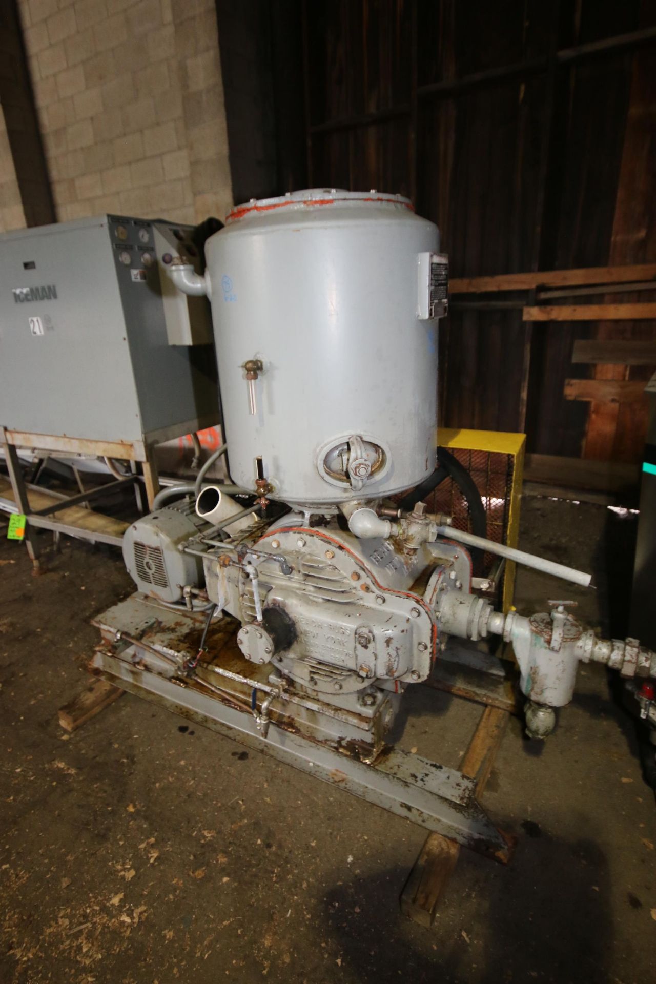15 hp Vacuum Pump, Pump Size 250-D, S/N 24183-1, with 1760 RPM Motor, with Beach Russ Co. M128 Head, - Image 3 of 8