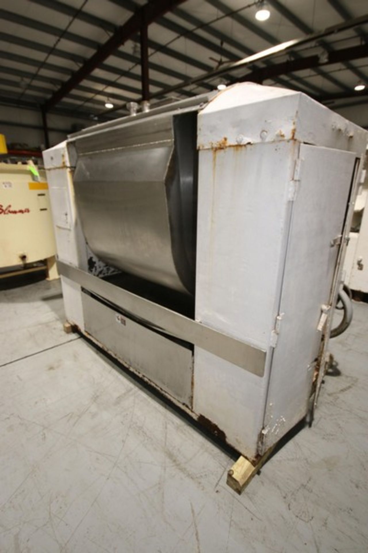 Double Wall Single Arm S/S Dough Mixer, with 15/60 hp Bottom Mounted Motor, 885/1775 RPMs, with On - Image 2 of 10