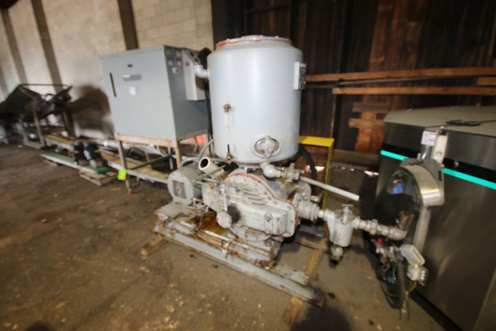 15 hp Vacuum Pump, Pump Size 250-D, S/N 24183-1, with 1760 RPM Motor, with Beach Russ Co. M128 Head, - Image 2 of 8