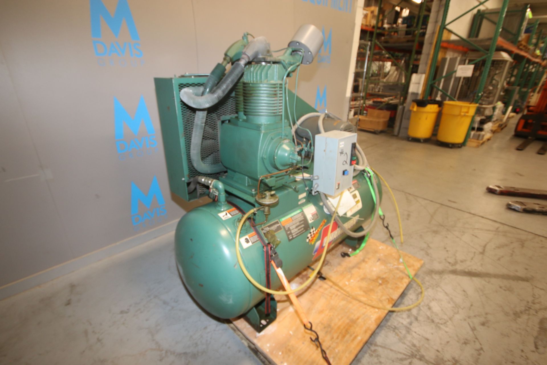 Champion 15 hp Reciprocating Air Compressor, M/N HEA15-12, S/N R40A 9048, Mounted on 120 Gal. - Image 6 of 12