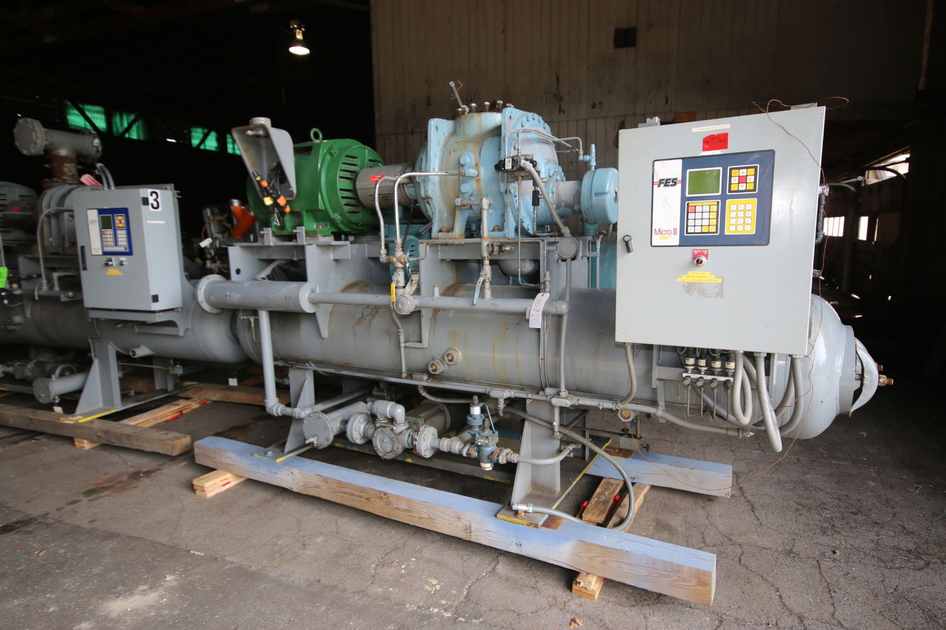FES 250 hp Screw Ammonia Compressor, S/N 020475, NAT'L BD #: 12931, with Premium 3575 RPM Motor, 460 - Image 2 of 15