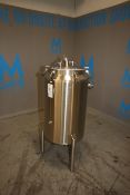 Valley Aprox. 35 Gal. S/S Jacketed Vertical Tank, S/N 9143891, with S/S Pressure Lid, Mounted on S/S