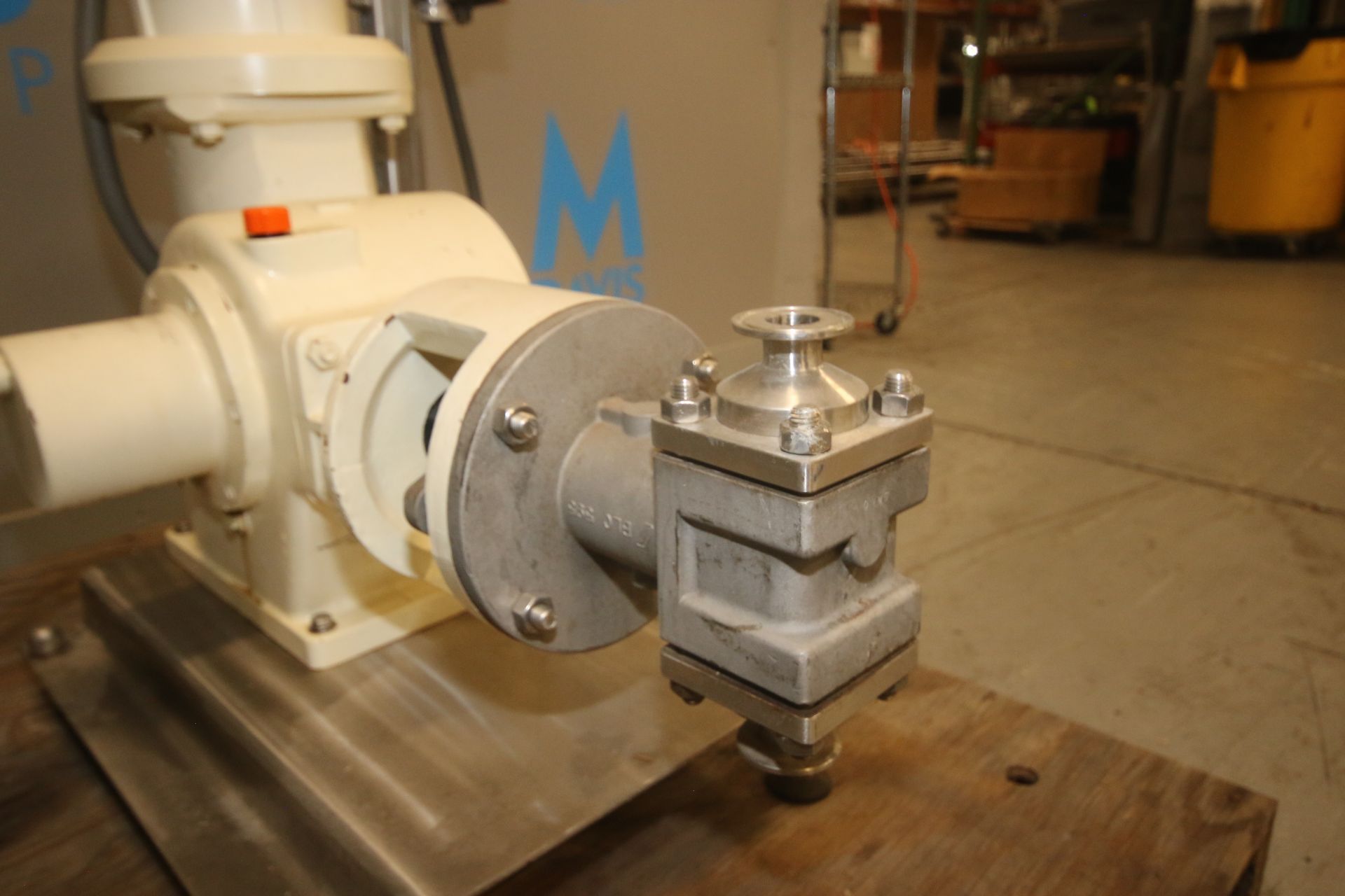 Bran - Lubbe Metering Pump, Type N-D431, S/N A9275, with 1.5" Clamp Type Connections, US Motors 2 hp - Image 3 of 9