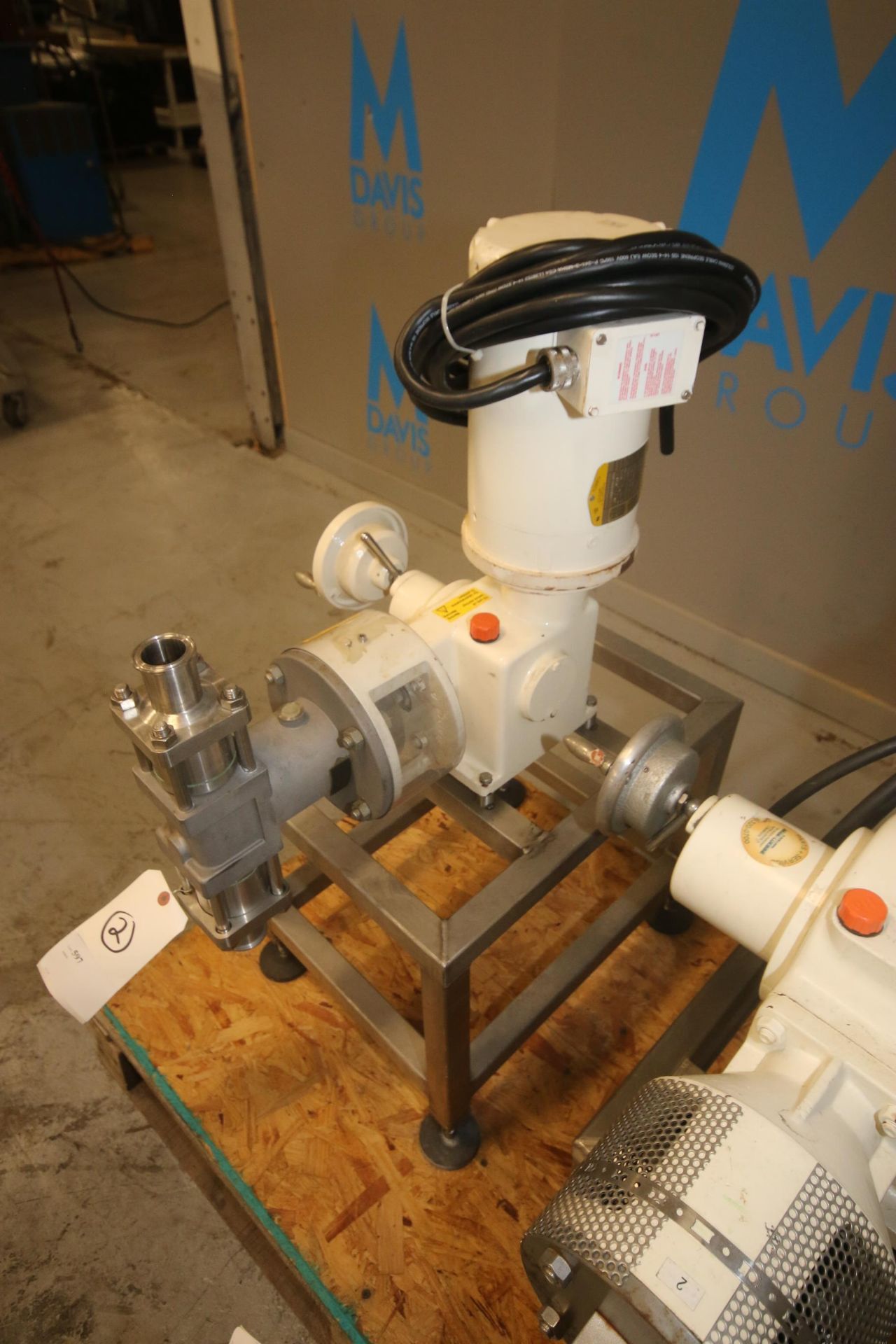 Bran - Lubbe Metering Pump, Type N-K 31, S/N 5101037, with 1.5" Clamp Type Connections, Baldor 1.5 - Image 9 of 9