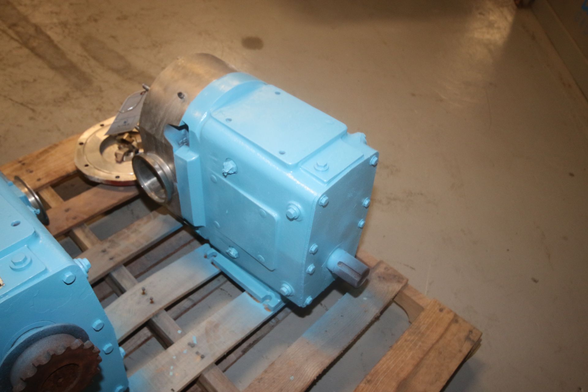 WCB Positive Displacement Pump Head, M/N 220, S/N 200855 97, with Aprox. 4-1/2" S/S Clamp Type - Image 7 of 9